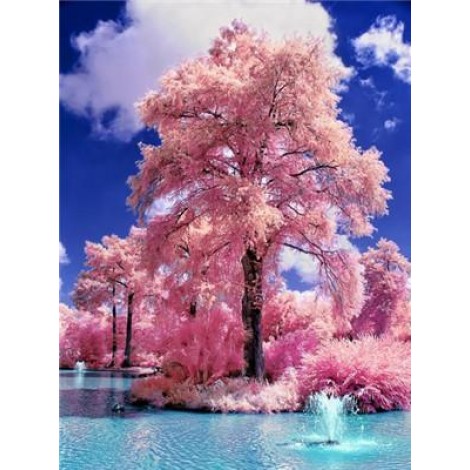 2021 Full Drill Tree 5d Diy Diamond Painting Kits UK