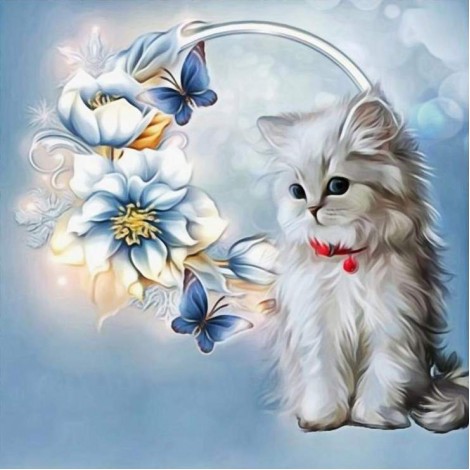 2021 Cat Diy Diamond Painting Kits UK