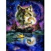 2021 Wolf Diy Diamond Painting Kits UK