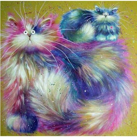 2021 Cat Diy Diamond Painting Kits UK 